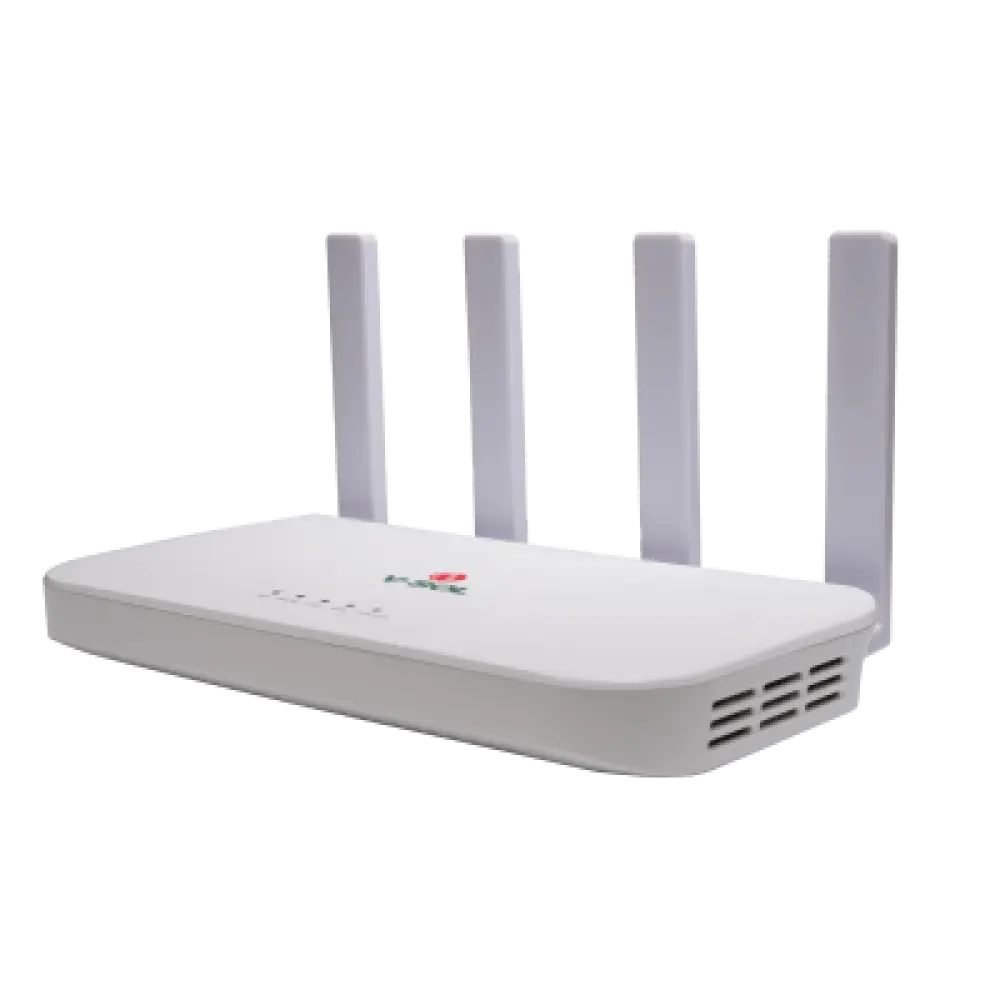 ONU GPON/EPON / Wi-Fi 6 AX1500 / Dual Band / 4 Puertos Gigabit / PON SC/UPC / 4 Antenas 5 dBi