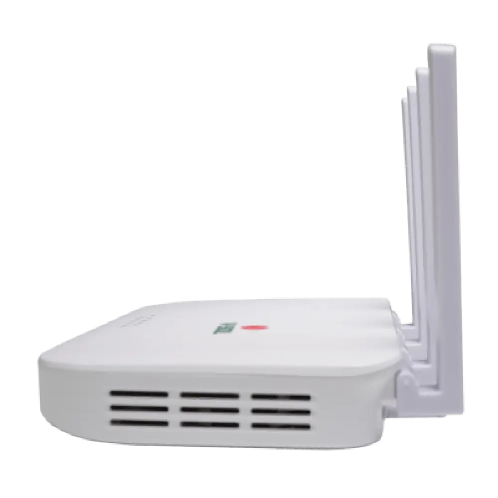 ONU GPON/EPON / Wi-Fi 6 AX1500 / Dual Band / 4 Puertos Gigabit / PON SC/UPC / 4 Antenas 5 dBi