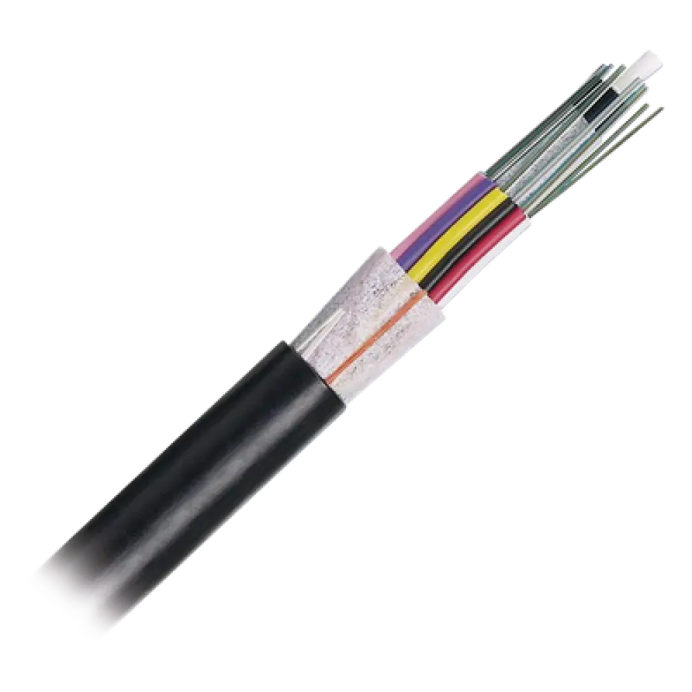 Cable de Fibra Óptica / 6 Hilos / Planta Externa / Dieléctrico / Monomodo OS2 / 0.40 pulgadas (10.16 mm)