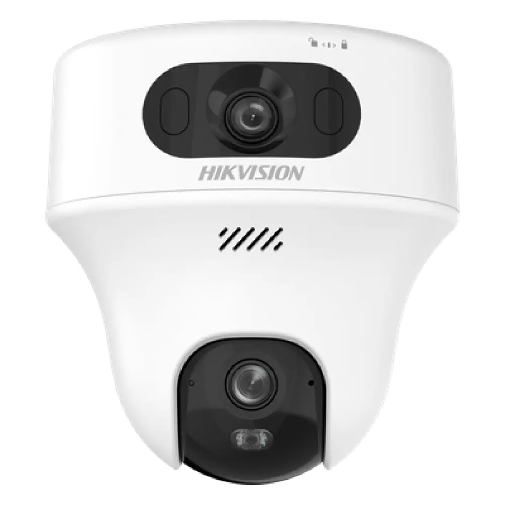 Cámara Turret IP / 6 Megapixel / Doble Lente 2.8 mm y 4 mm / Dual Light 10 m (32.8 ft) / Wi-Fi 6 / Audio Bidireccional / Interior
