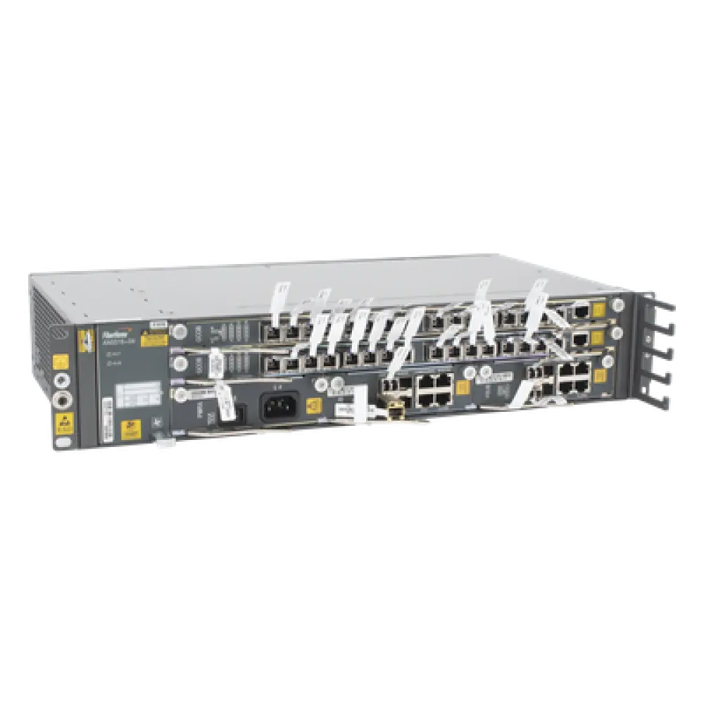 OLT GPON Carrier Class / 32 Puertos GPON / Switching 1.04 Tbit/s / 2 Ranuras Modulares / 2 UR Rack 19" / Fuente CA 90-290 V