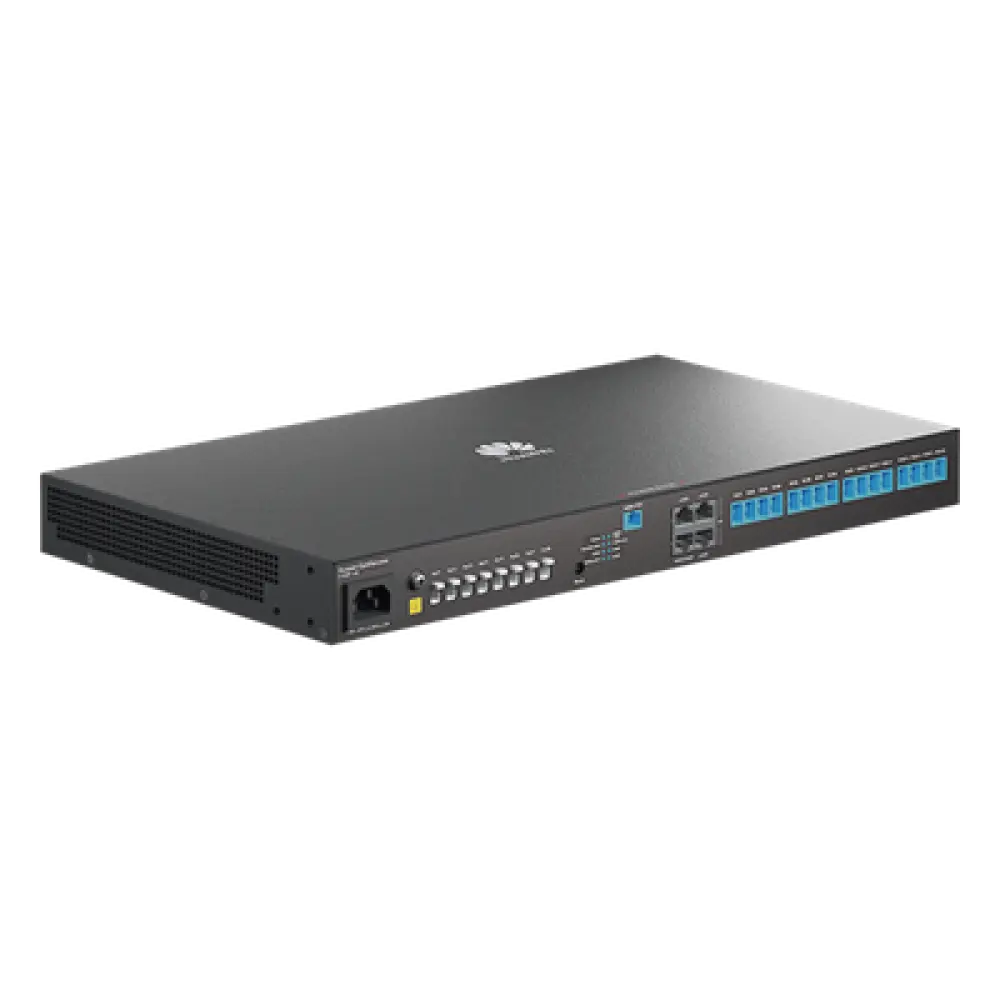Gateway Óptico Empresarial / 4 Puertos GE / 1 Puerto XGPON / 8 Puertos PoF / 16 Puertos GPON / Wi-Fi Roaming / VPN / Firewall