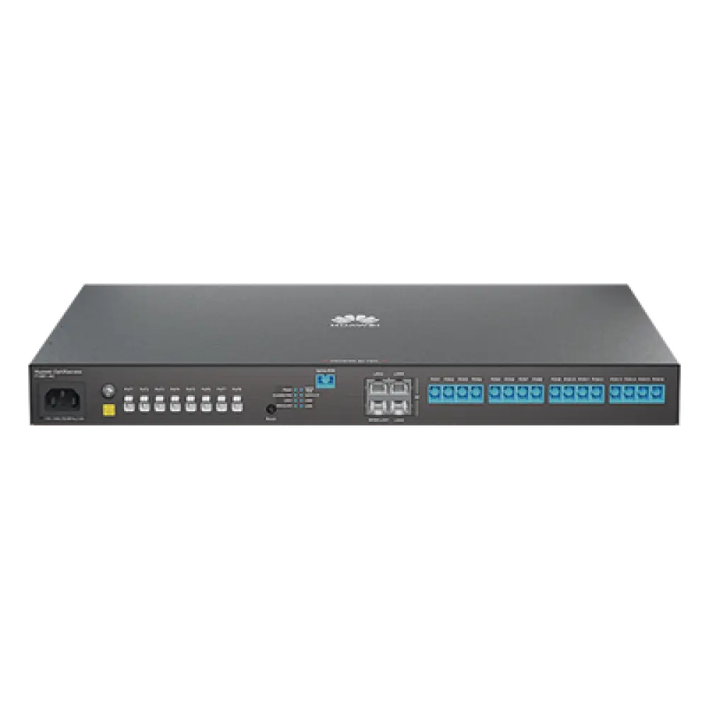 Gateway Óptico Empresarial / 4 Puertos GE / 1 Puerto XGPON / 8 Puertos PoF / 16 Puertos GPON / Wi-Fi Roaming / VPN / Firewall