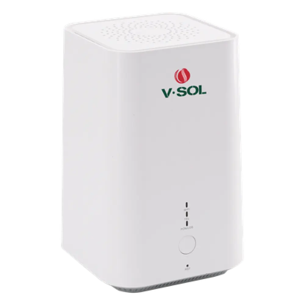 ONU DualMode GPON/EPON / Wi-Fi Doble Banda 2.4 y 5 GHz / 2 Puertos Gigabit / 1 Puerto FXS / Easy Mesh / Hasta 1200 Mbps Wi-Fi