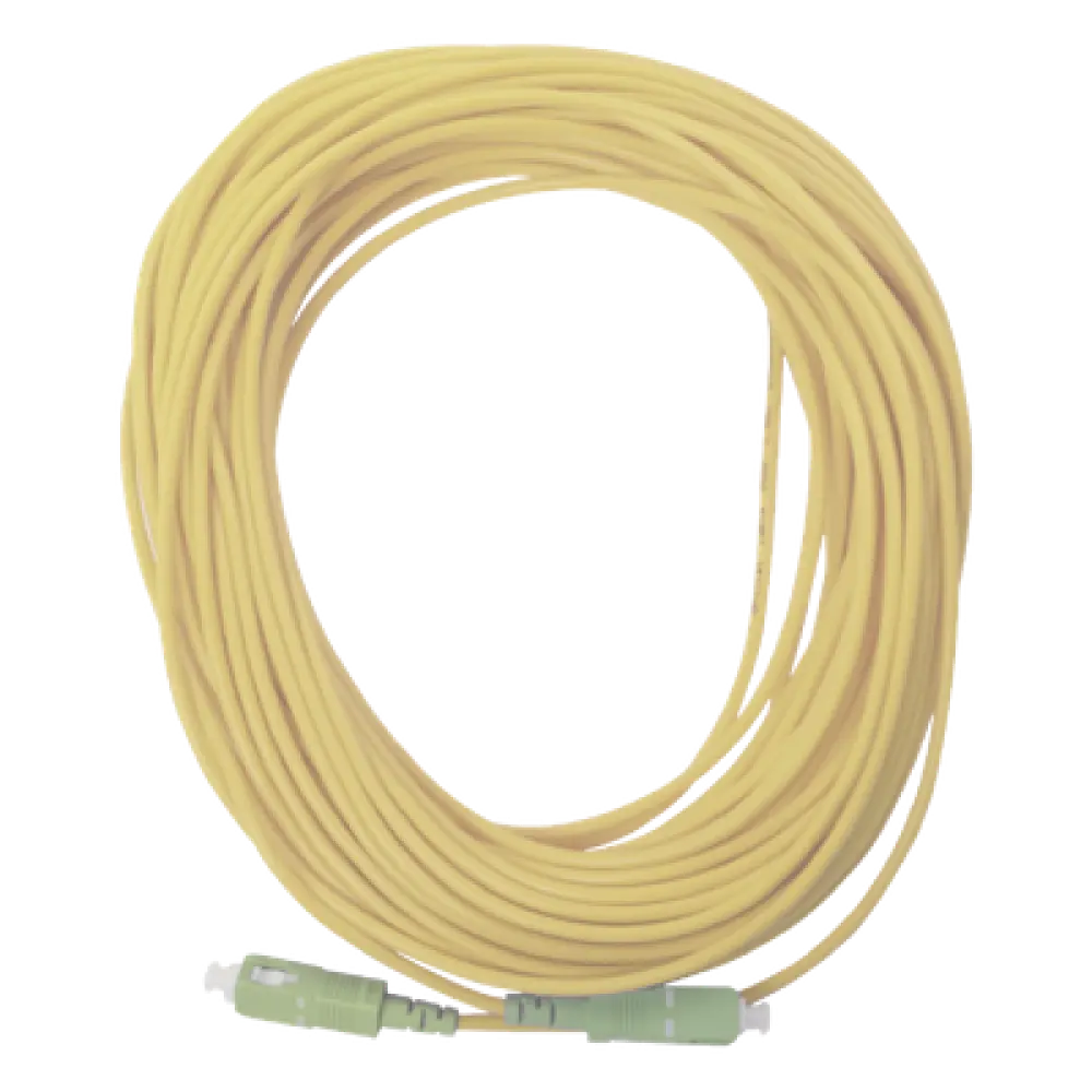 Jumper de Fibra Óptica / Monomodo G.652D / SC/APC - SC/APC / Simplex / 20 m (65.6 ft)