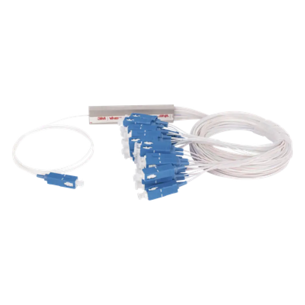 Splitter PLC / 1x32 / Conectores SC/UPC / Rango 1260~1650 nm / Pérdida de Inserción 17.2 dB / Norma G.657A