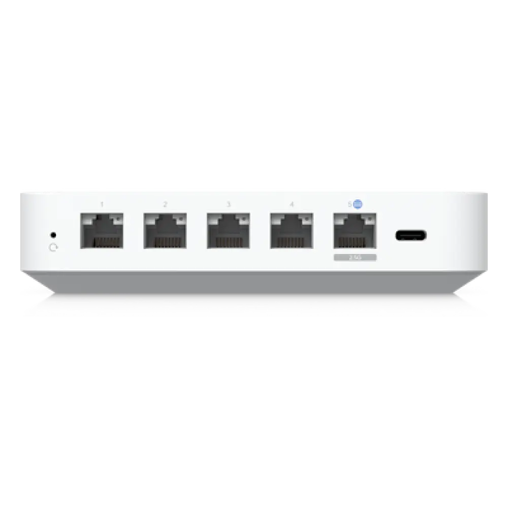 Gateway de Aplicaciones UniFi / 2.5 GbE + 4x 1 GbE / IDS/IPS 1 Gbps / SD-WAN / Multi-WAN / 3 GB RAM