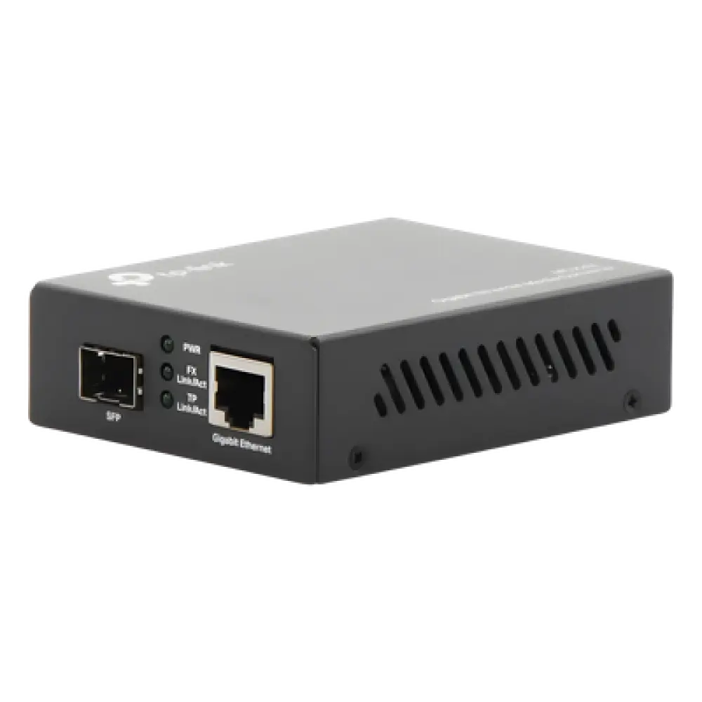 Convertidor de Medios / 1 Puerto SFP 1 Gbps / 1 Puerto RJ45 10/100/1000 Mbps / Monomodo o Multimodo / Plug and Play