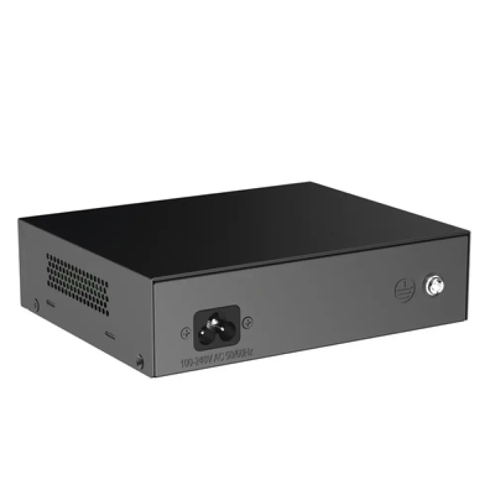 Switch PoE+ / 6 Puertos 10/100 Mbps / 54W PoE Total / No Administrable / Sin Ventilador