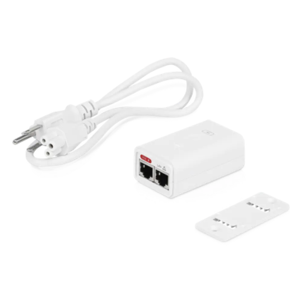 Adaptador PoE / Gigabit 10/100/1000 Mbps / 24 VDC 0.3 A / Protección ESD / 72 x 45 x 33 mm / Interior