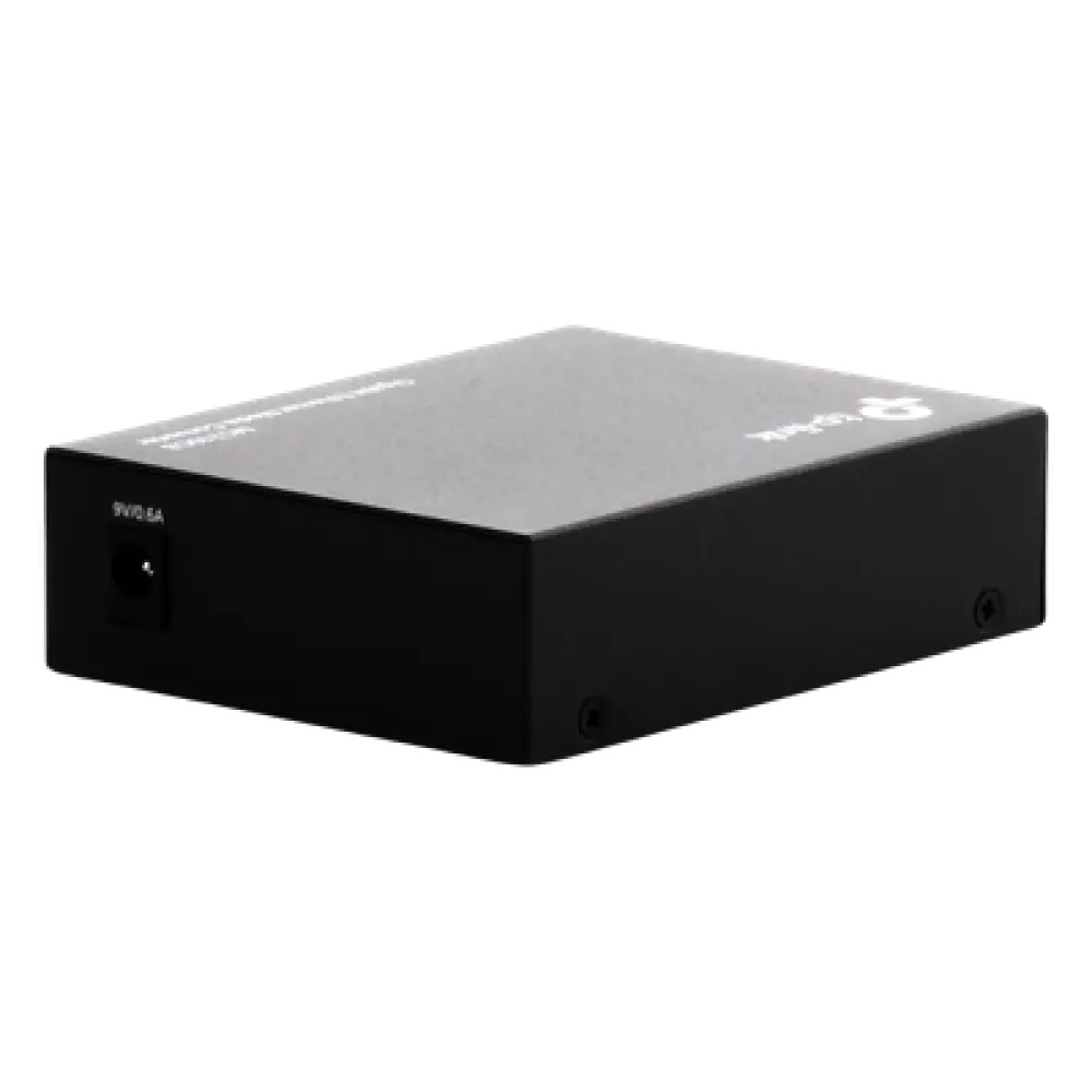 Convertidor de Medios Fibra Óptica / Monomodo 20 km (12.4 mi) / Gigabit Ethernet RJ45 / Puerto SC / Plug and Play