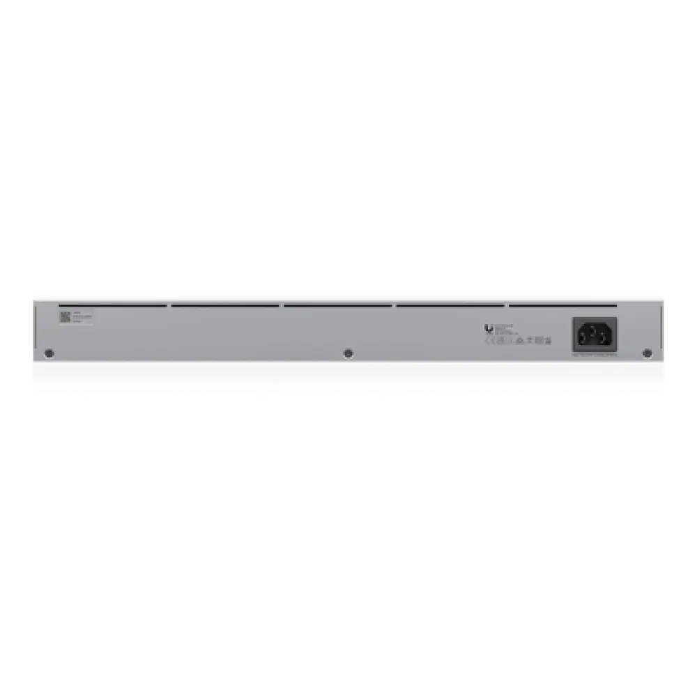 Switch Capa 2 / 24 Puertos Gigabit / 16 Puertos PoE+ / 95W Total / 2 Puertos SFP 1G / Sin Ventilador / 52 Gbps Switching Capacity