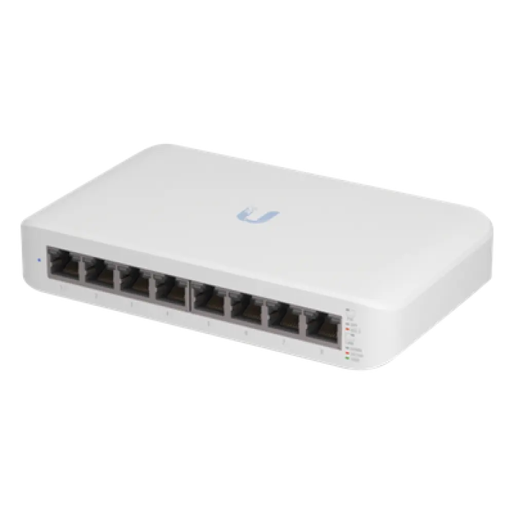 Switch Administrable PoE / 8 Puertos Gigabit / 4 Puertos PoE+ 802.3at / 52 W / 8 Gbps / Compacto