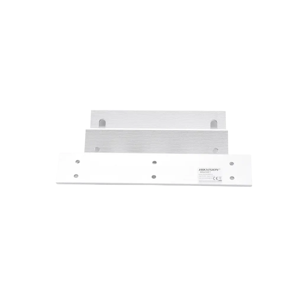 Kit de montajes Z y L para Cerradura Magnética HIKVISION / Compatible con DS-K4H258S / Uso en Puerta de Madera y Metal