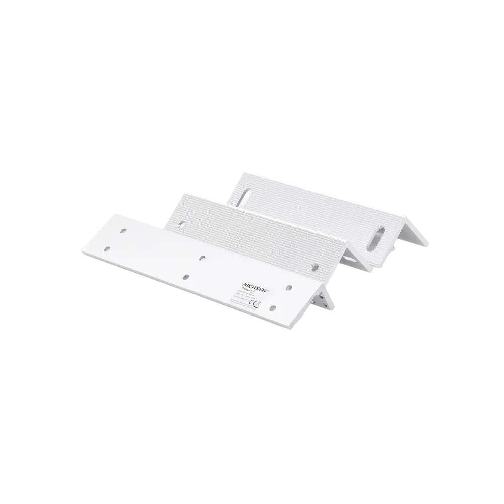 Kit de montajes Z y L para Cerradura Magnética HIKVISION / Compatible con DS-K4H258S / Uso en Puerta de Madera y Metal