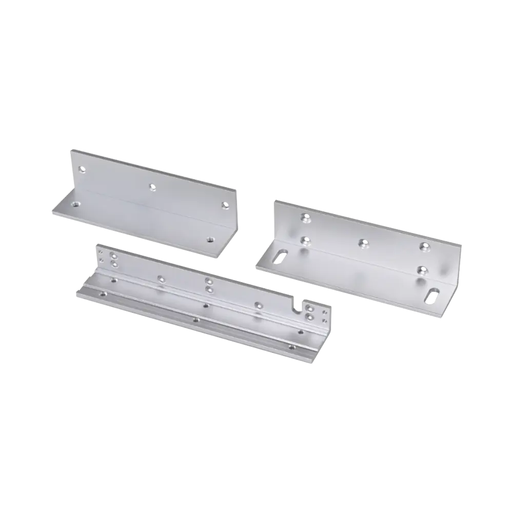Kit de montajes Z y L para Cerradura Magnética HIKVISION / Compatible con DS-K4H258S / Uso en Puerta de Madera y Metal