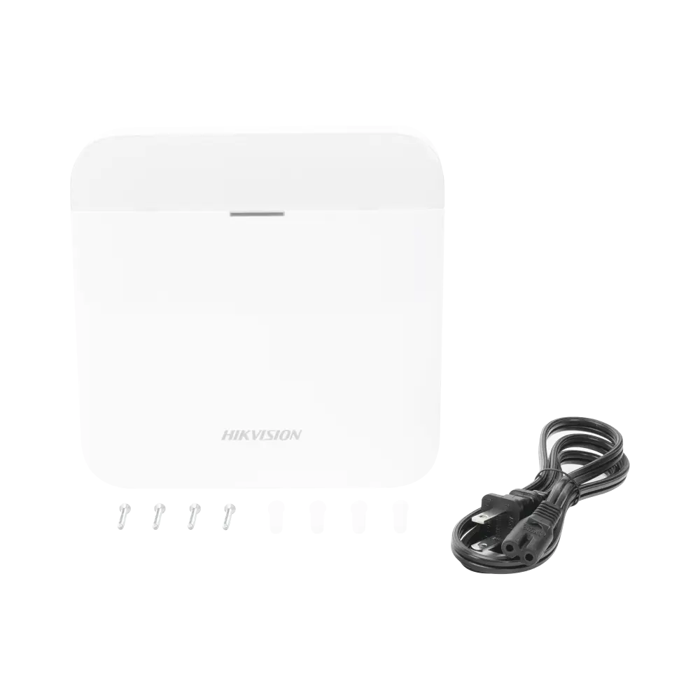 (AX PRO) Panel de Alarma Inalámbrico de Hikvision / Soporta 48 Zonas / Wi-Fi y Ethernet / Incluye Batería de respaldo / Compatible con los Accesorios AX PRO