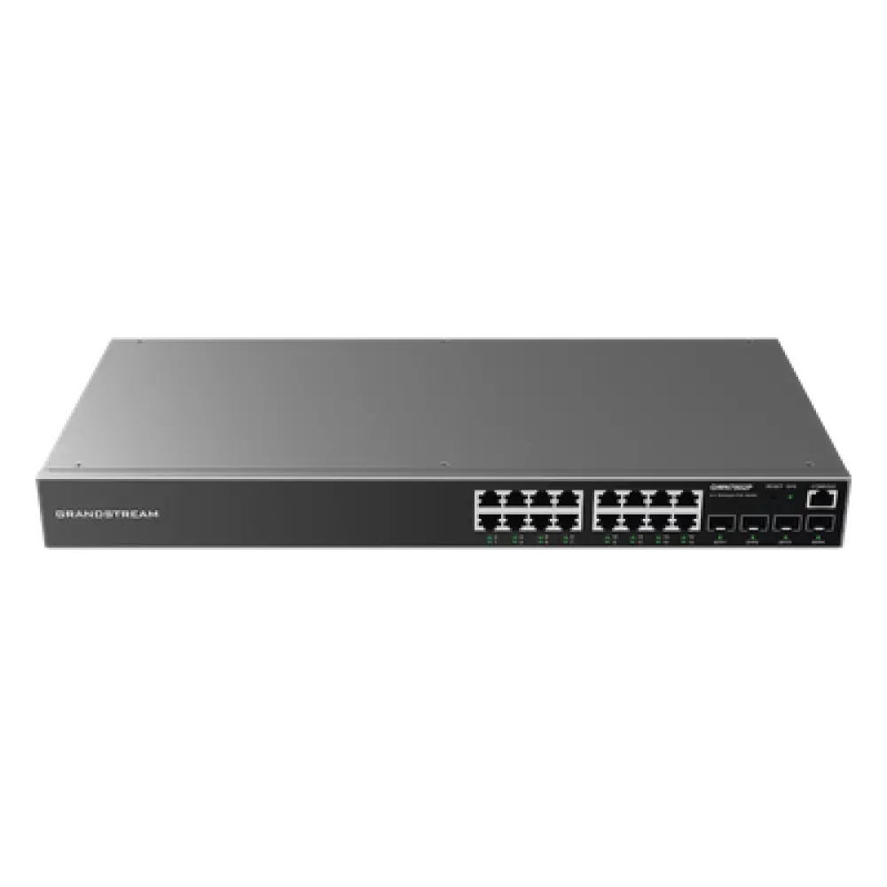 Switch PoE+ Administrable / 16 Puertos Gigabit / 4 SFP Uplink / 240W / 40 Gbps