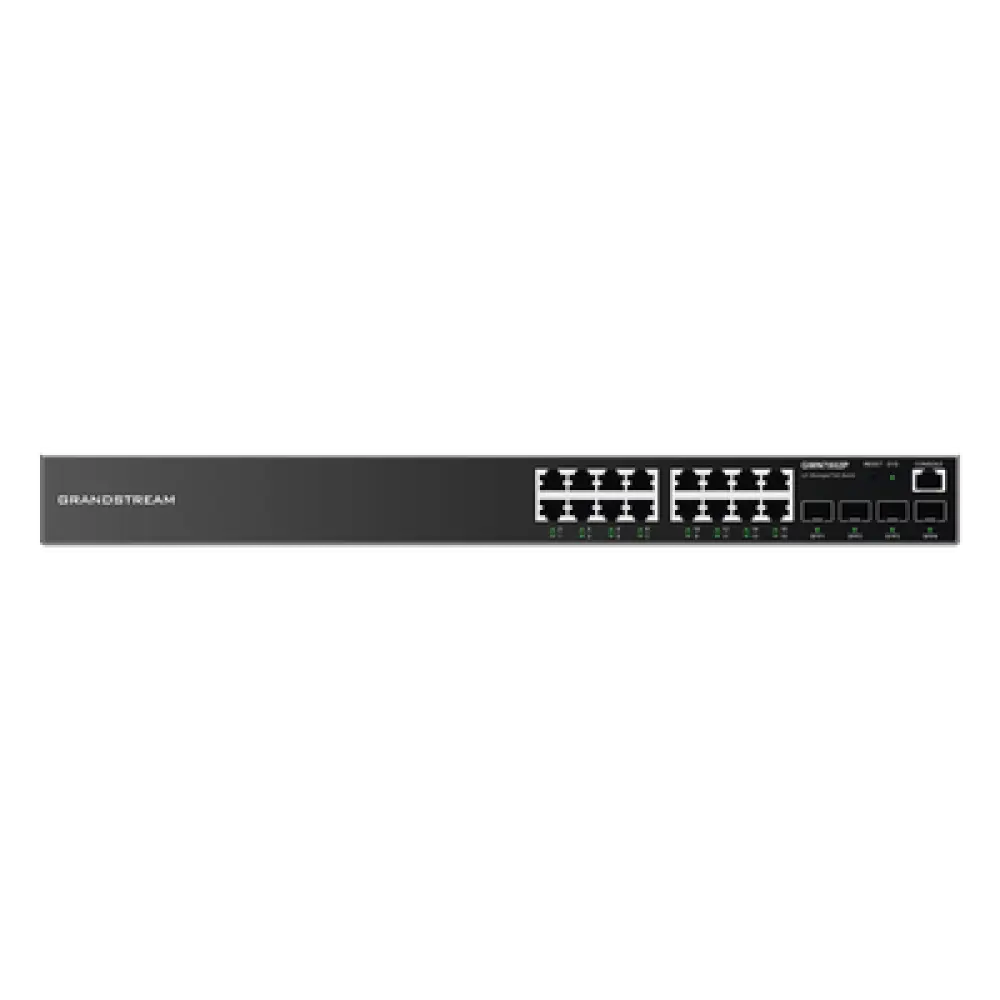 Switch PoE+ Administrable / 16 Puertos Gigabit / 4 SFP Uplink / 240W / 40 Gbps