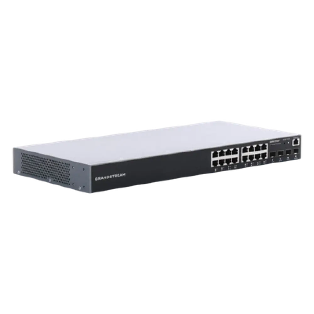 Switch PoE+ Administrable / 16 Puertos Gigabit / 4 SFP Uplink / 240W / 40 Gbps