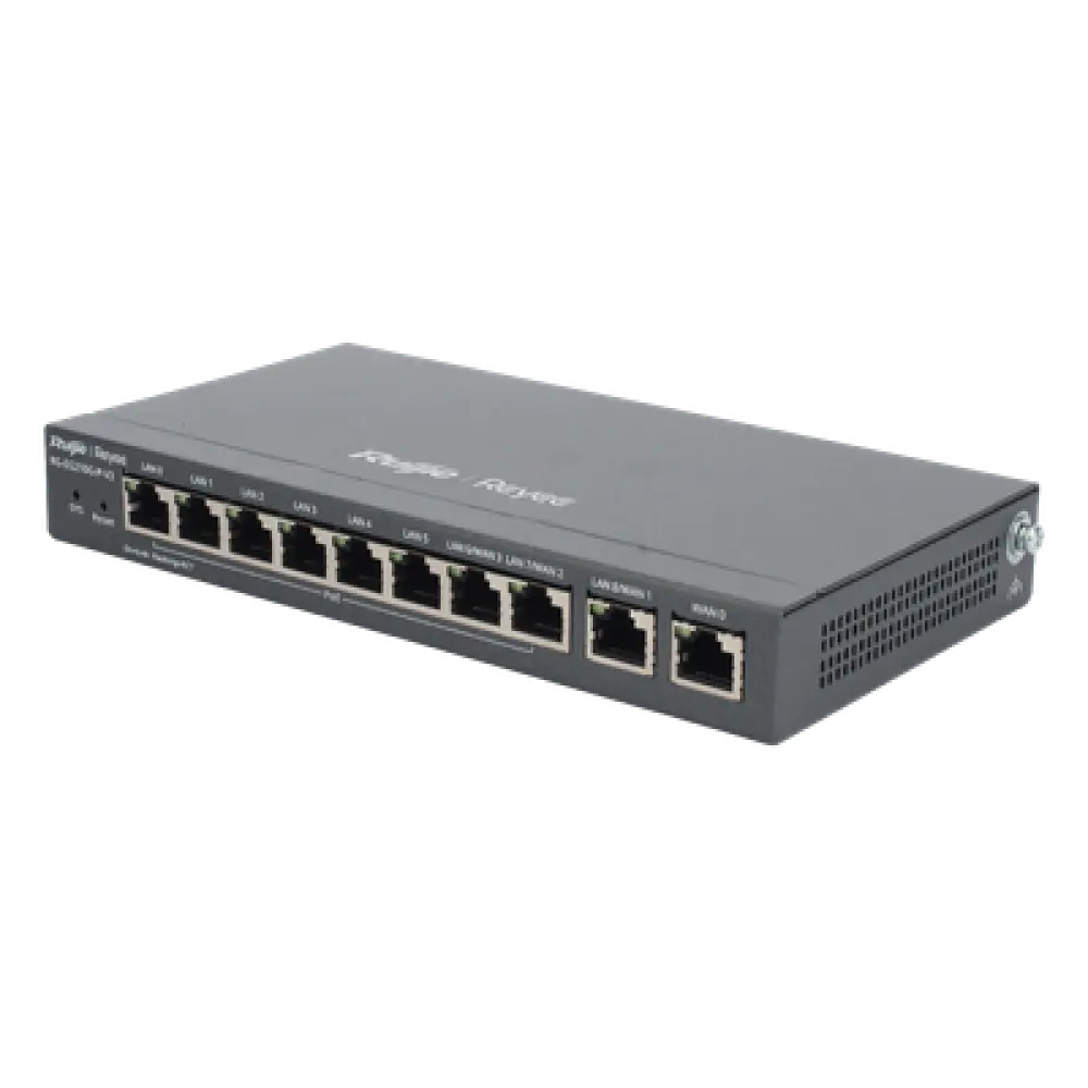 Router Balanceador SD-WAN / 10 Puertos Gigabit / PoE+ 110W / 4 ISP / 1 Gbps / 200 Clientes