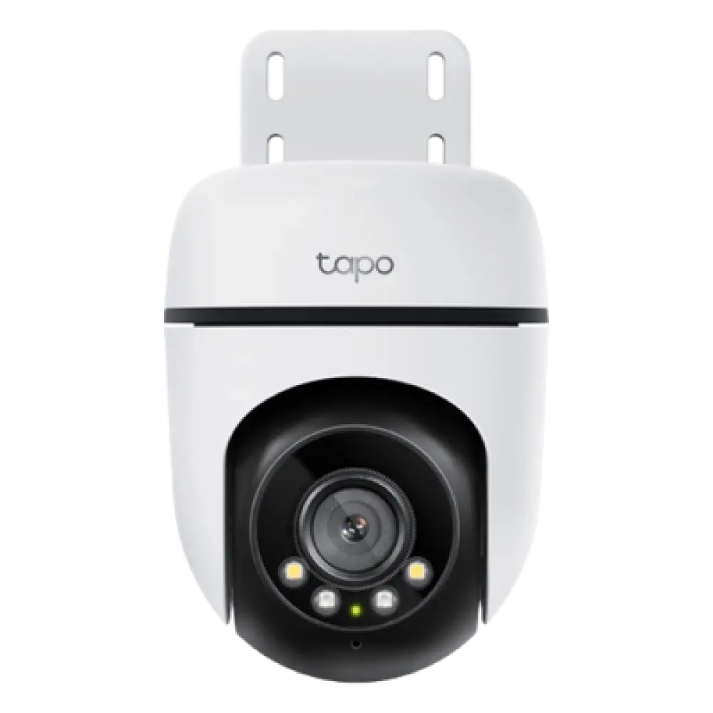 Cámara PTZ IP / 2K 3 Megapixel / 360° Panorámica Horizontal / 130° Vertical / Visión Nocturna Color / IR 29.9 m (98 ft) / Wi-Fi 2.4 GHz / IP65