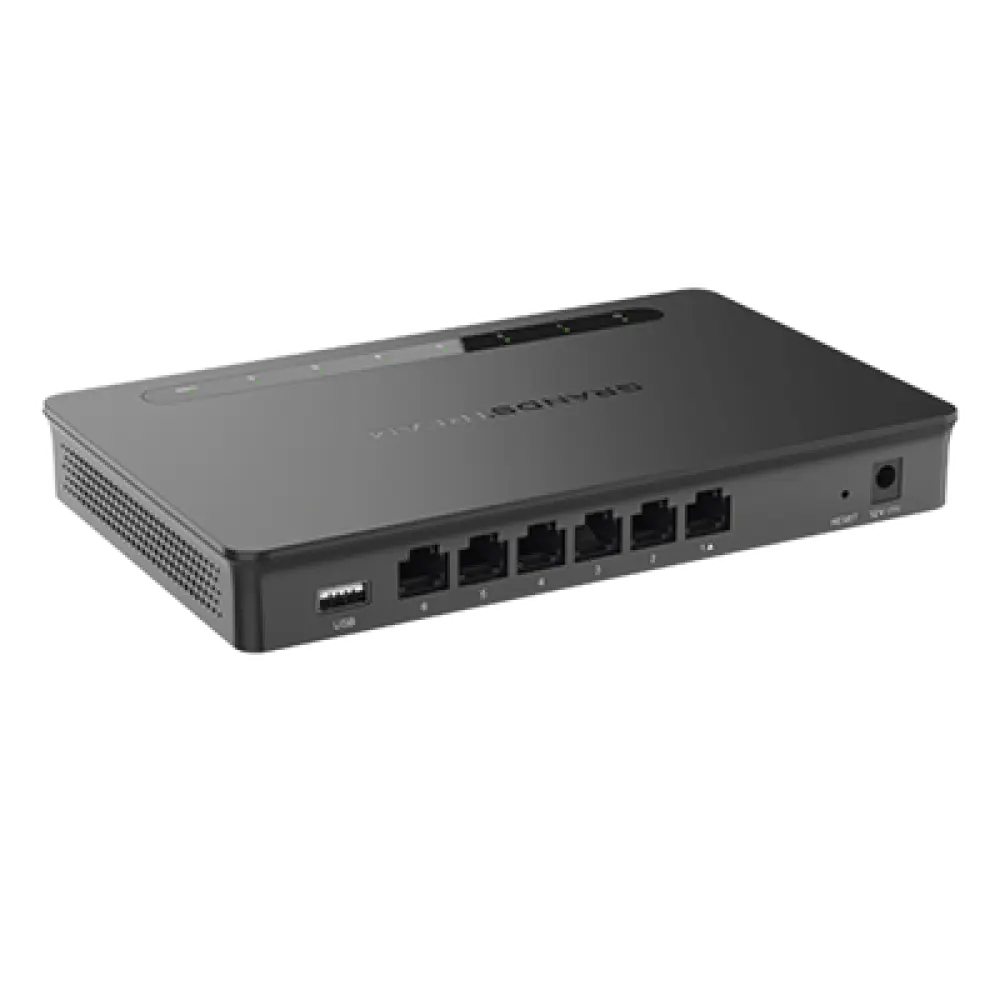 Router Gigabit VPN / Balanceador Multi-WAN / 30,000 sesiones NAT / 6 puertos 10/100/1000 Mbps / Administración Cloud