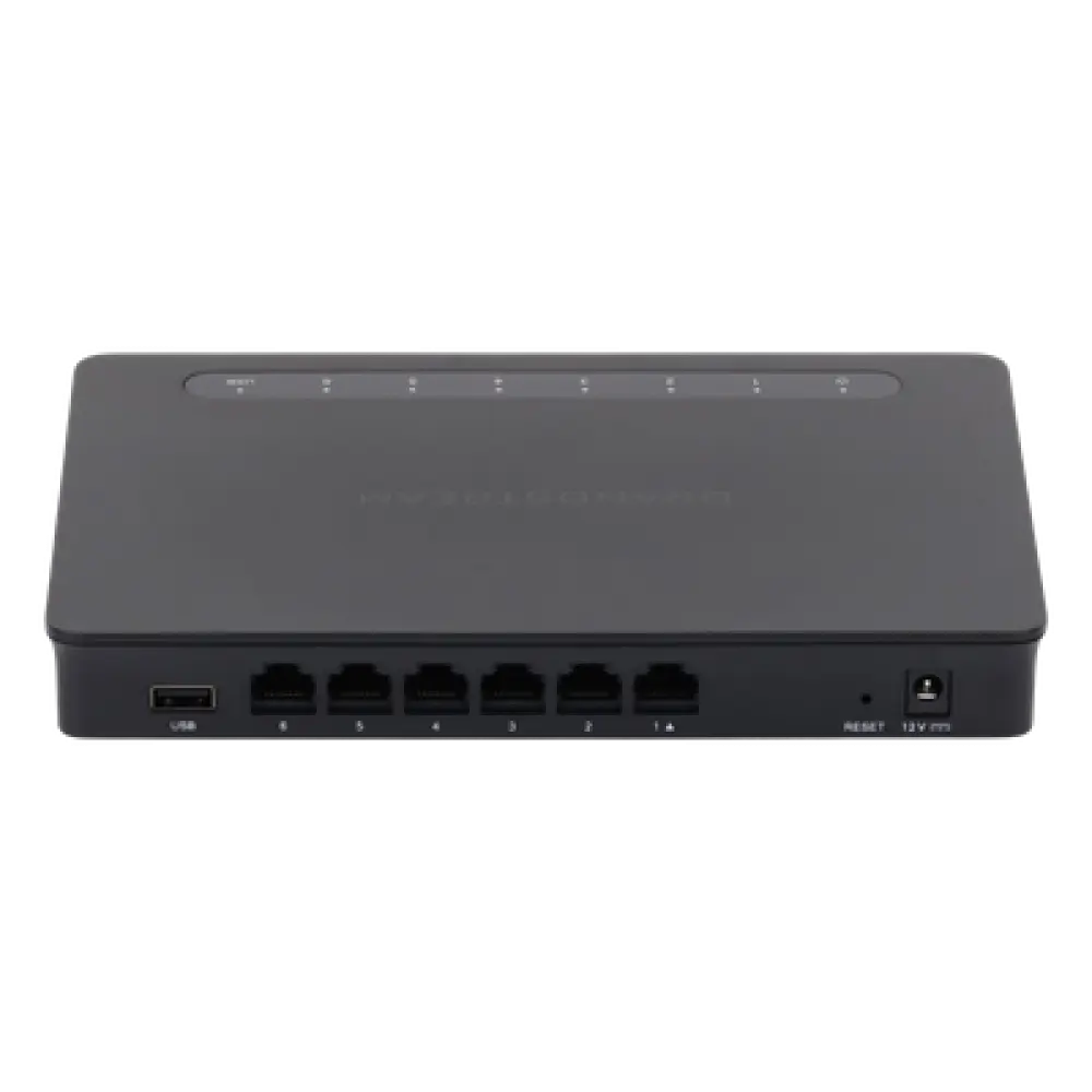 Router Gigabit VPN / Balanceador Multi-WAN / 30,000 sesiones NAT / 6 puertos 10/100/1000 Mbps / Administración Cloud
