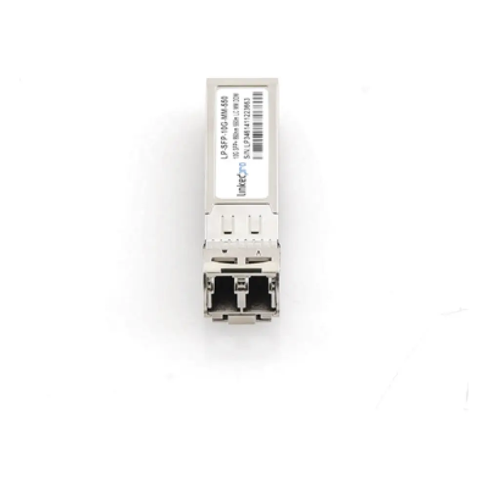 Transceptor Óptico SFP+ / Multimodo 850 nm / 10 Gbps / 10GBASE-SR / LC/UPC Dúplex / DDM / 550 m (1804.5 ft)