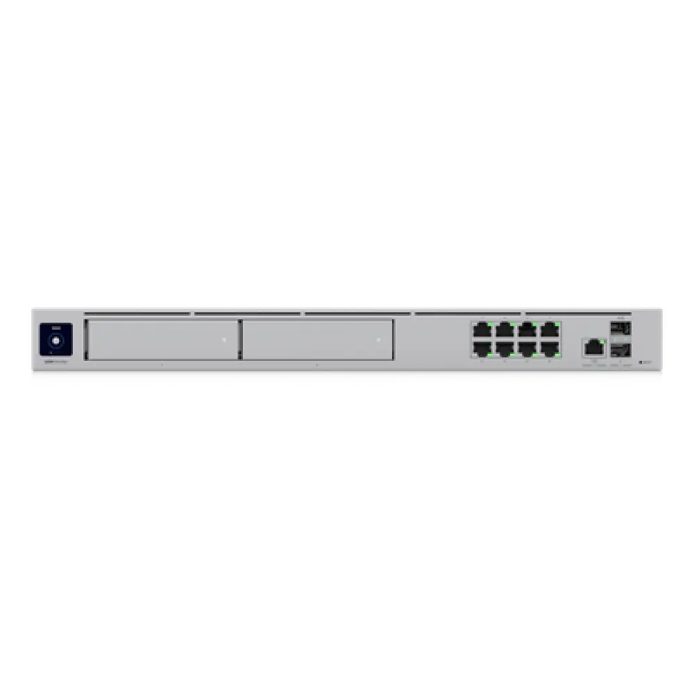 Cloud Gateway 10G / Rack 1U / 8x 1 GbE + 1x 2.5 GbE + 2x 10G SFP+ / IDS/IPS 5 Gbps / 2000 Clientes / 2 Bahías HDD 3.5" RAID 1 / SSD 128 GB