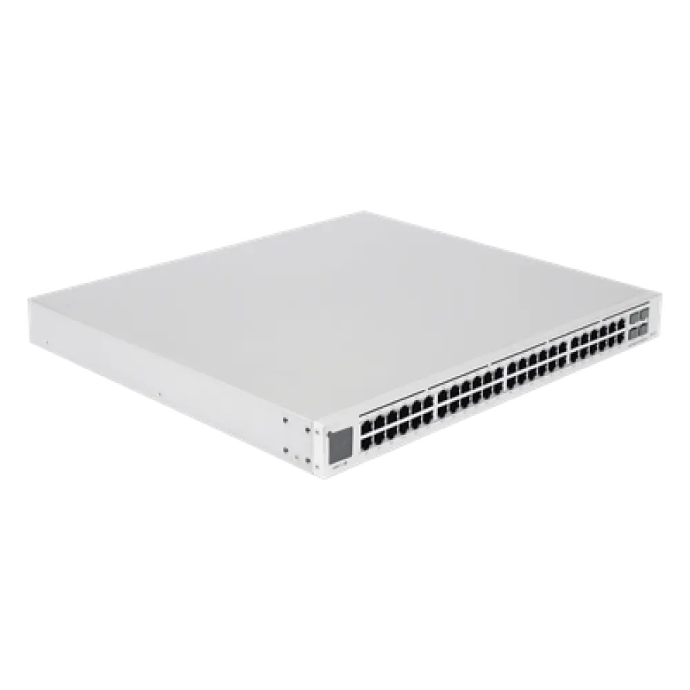 Switch PoE administrable / 48 puertos Gigabit PoE+ / PoE++ 802.3bt / 4 SFP+ 10G / 600W / 1.72' de alto