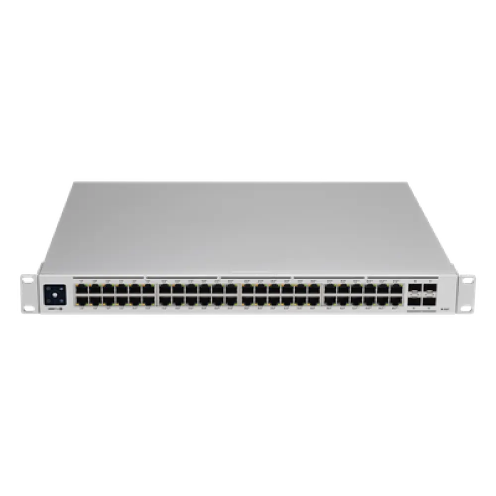 Switch PoE administrable / 48 puertos Gigabit PoE+ / PoE++ 802.3bt / 4 SFP+ 10G / 600W / 1.72' de alto