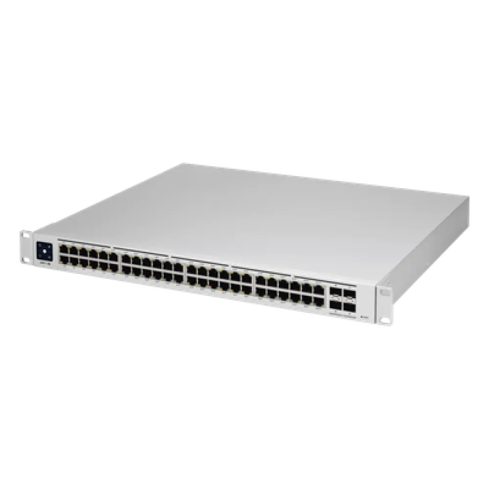Switch PoE administrable / 48 puertos Gigabit PoE+ / PoE++ 802.3bt / 4 SFP+ 10G / 600W / 1.72' de alto
