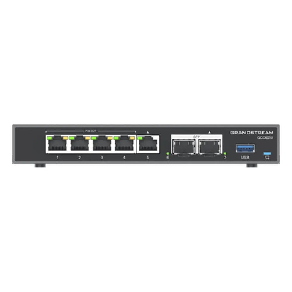 Router Firewall / IP PBX 24 Usuarios / Switch PoE 4 Puertos / SFP 2.5G / VPN 2.5 Gbps / 3x WAN Configurables