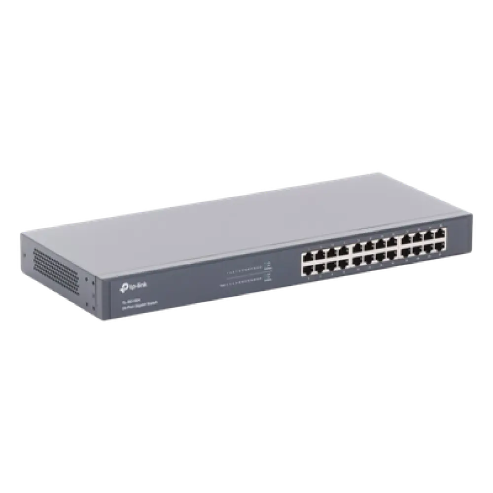 Switch Gigabit no administrable / 24 puertos 10/100/1000 Mbps / 35.7 Mpps / Montaje rack o escritorio