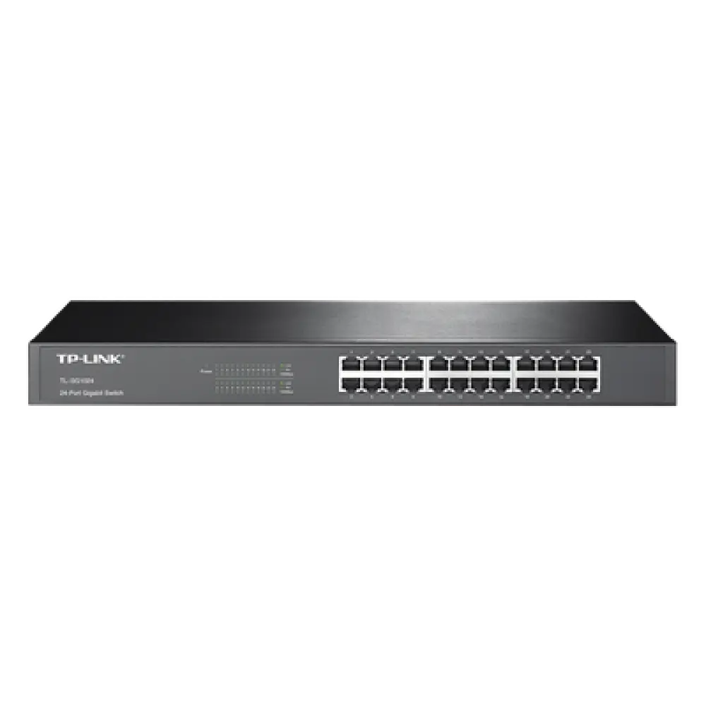 Switch Gigabit no administrable / 24 puertos 10/100/1000 Mbps / 35.7 Mpps / Montaje rack o escritorio