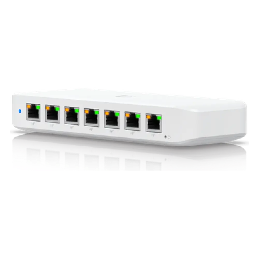 Switch PoE Capa 2 / 8 Puertos GbE / 7 Puertos PoE+ / 1 Puerto PoE++ / Conmutación 16 Gbps / 256 VLANs