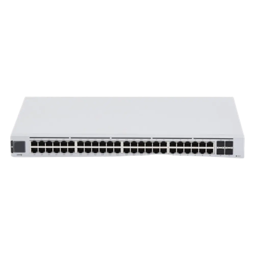 Switch PoE / 48 Puertos Gigabit / 32 Puertos PoE+ / 4 SFP 1G / 195W / 104 Gbps / 1U Rack / 1.43 x 11.22 x 17.41 pulgadas