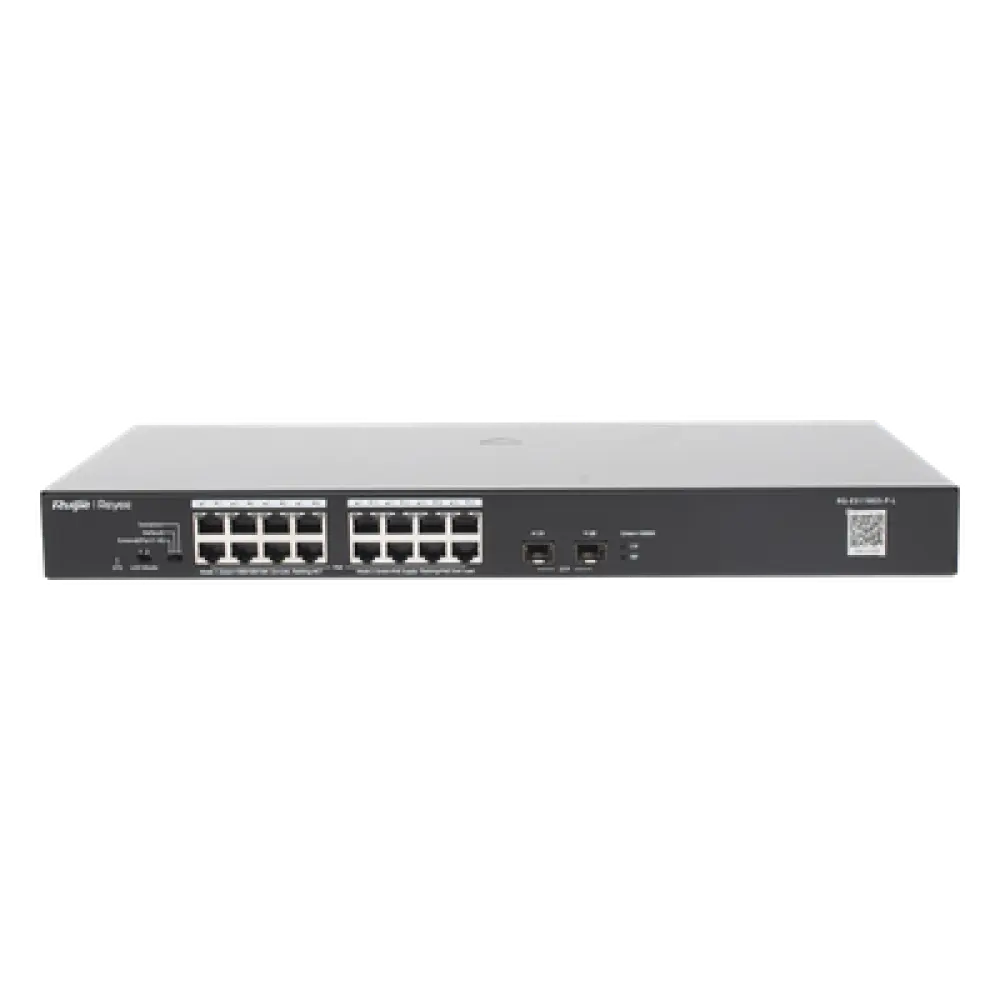 Switch PoE+ No Administrable / 18 Puertos Gigabit / 2 Uplinks SFP 1G / 247 W / Conmutación 36 Gbps / Protección 4 kV
