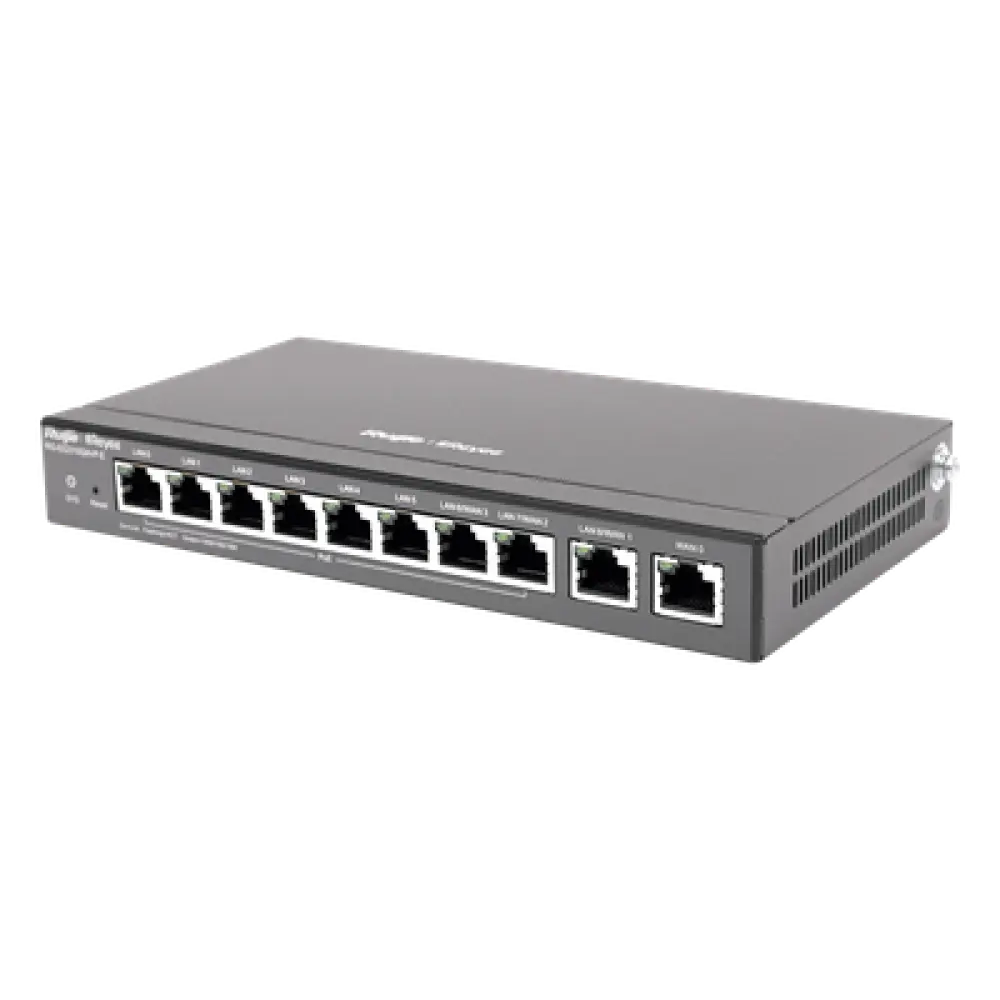 Router Balanceador SD-WAN / 1.5 Gbps / 350 Usuarios / 8 Puertos Gigabit PoE+ 110W / 4 WAN / Gestión en Nube