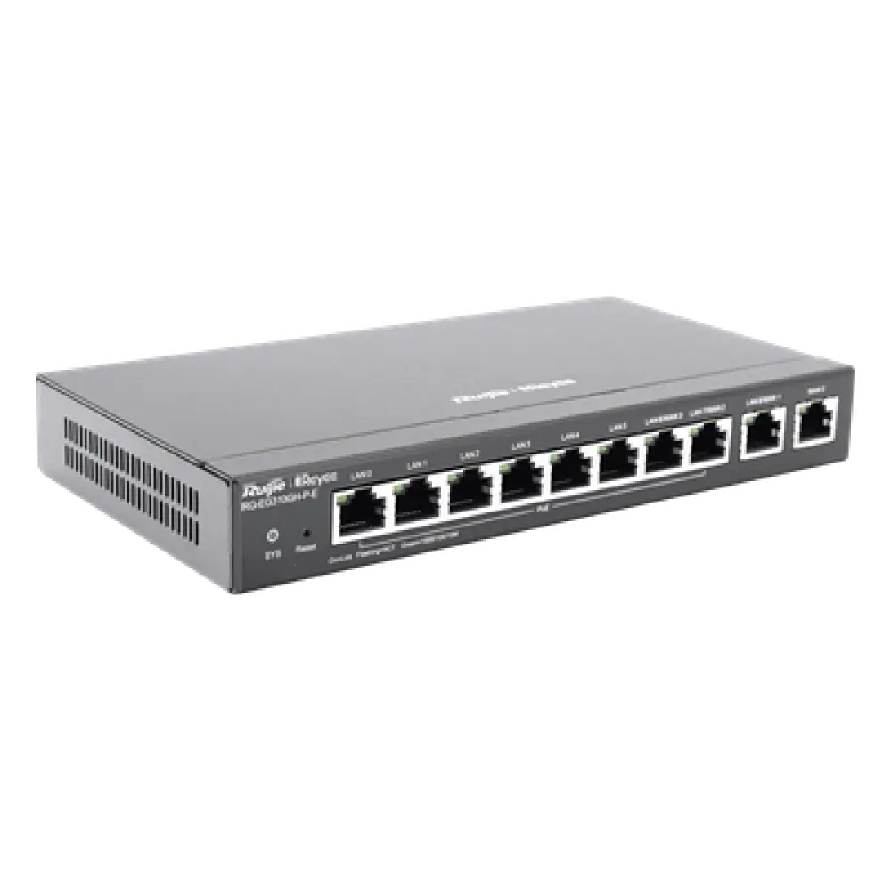 Router Balanceador SD-WAN / 1.5 Gbps / 350 Usuarios / 8 Puertos Gigabit PoE+ 110W / 4 WAN / Gestión en Nube
