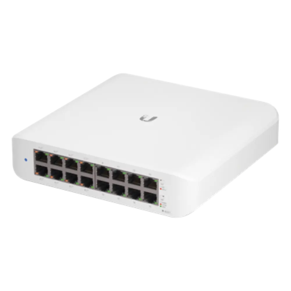 Switch administrable PoE / 16 puertos Gigabit / 8 puertos 802.3af/at / 45 W / 16 Gbps throughput / 7.5 x 7.3 x 1.7 pulgadas