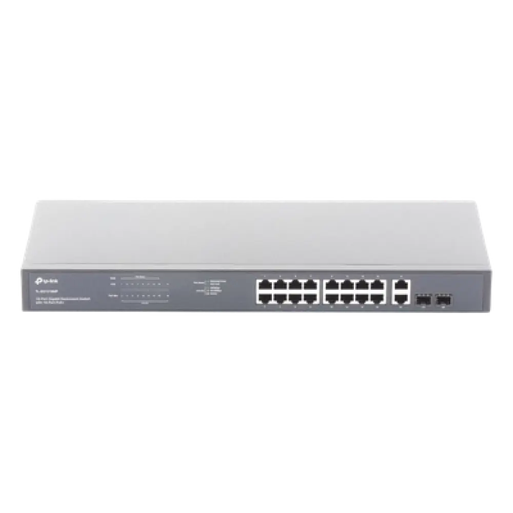 Switch PoE / 16 Puertos Gigabit / 2 SFP / 2 Combo / 250W PoE / 36 Gbps / Rackmount