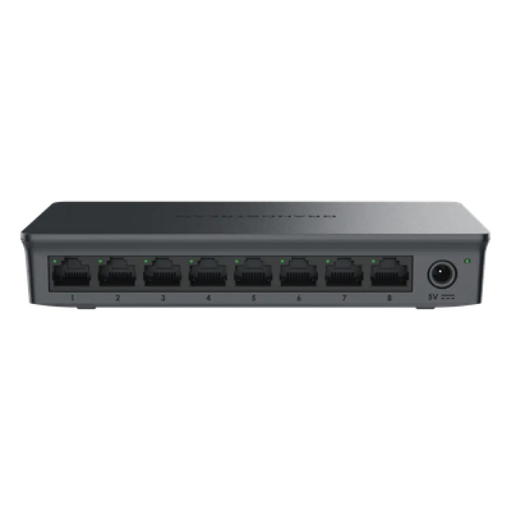 Switch No Administrable / 8 Puertos Gigabit / 16 Gbps / 8K MAC / Jumbo Frame 9KB