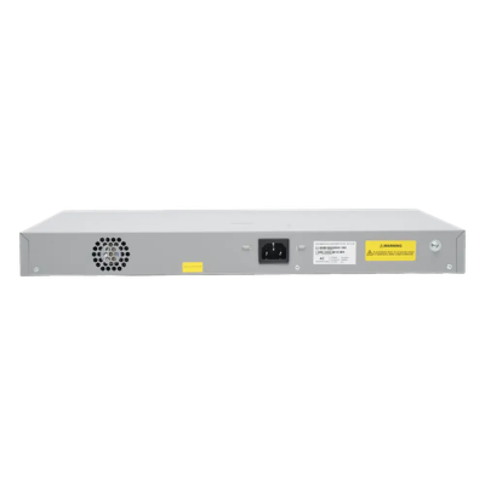 Switch Administrable L2 PoE+ / 24 Puertos Gigabit / 4 SFP Uplink 1G / 370W / Capacidad 56 Gbps / Protección 6 kV / 1U Rack