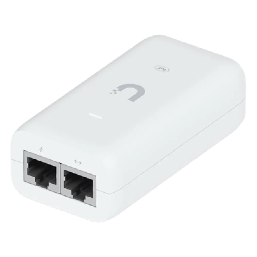 Adaptador PoE+ / 30W / 48V DC / Gigabit Ethernet / Protección Sobretensión / Entrada 100-240V AC