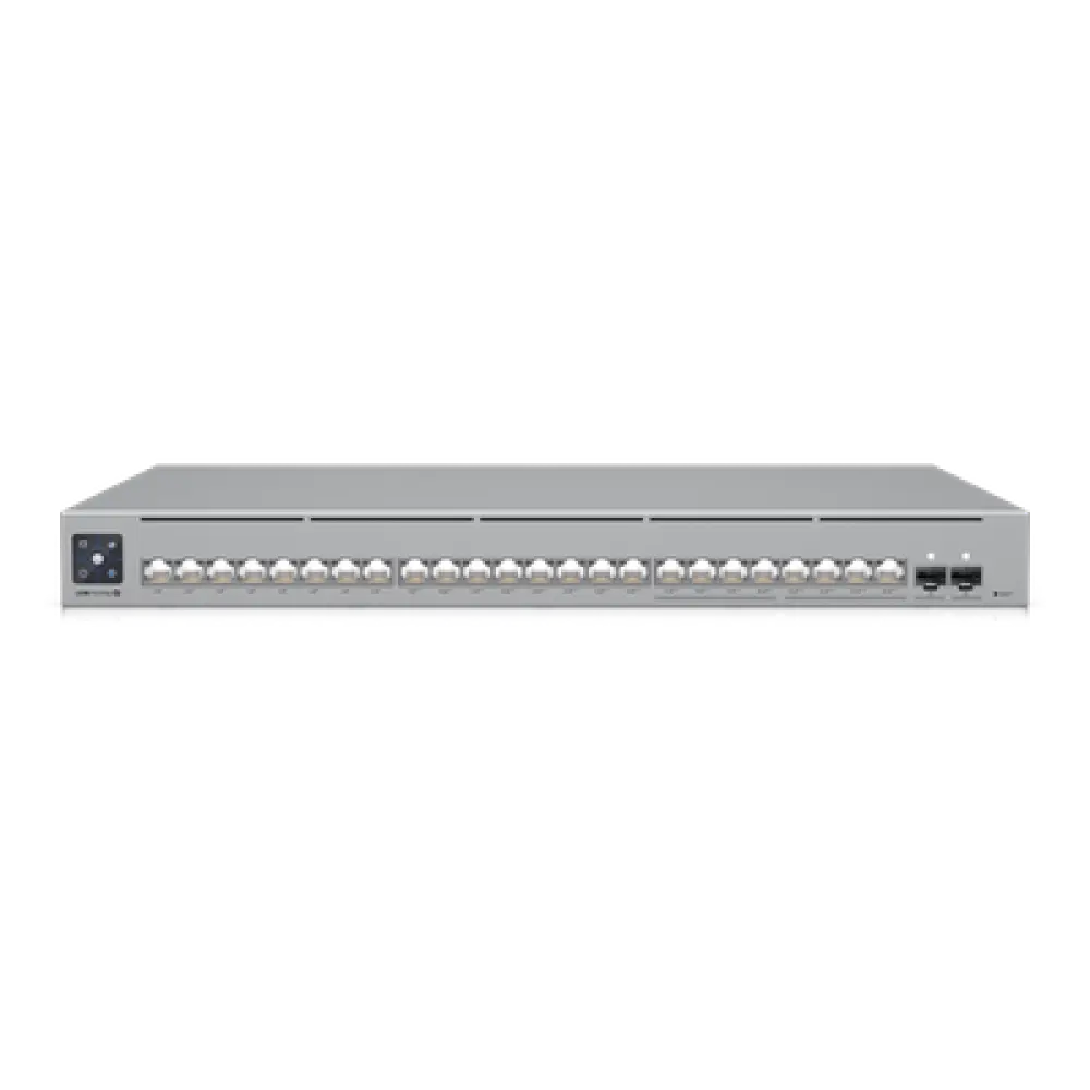 Switch PoE Administrado / 24 Puertos / 8x 2.5 GbE PoE++ / 16x GbE PoE+ / 2x SFP+ 10G / 400W / Pantalla Táctil 1.3"
