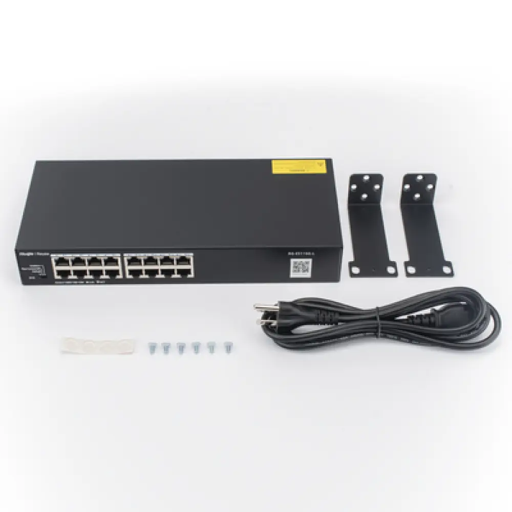 Switch No Administrable / 16 Puertos Gigabit / 32 Gbps / Fanless / Protección 4 kV