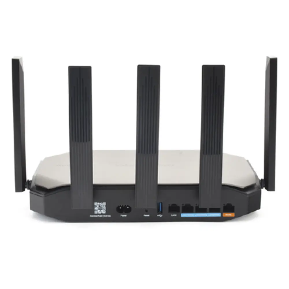 Router Wi-Fi 6 / Dual Band / 4x WAN Balanceado / Mesh / 180 Clientes / 1.2 Gbps / 5 Antenas 5 dBi