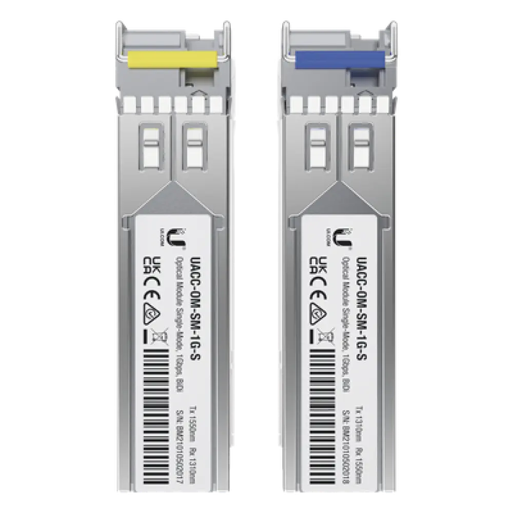Módulo SFP / 1 Gbps / BiDi Monomodo / LC Simplex / Alcance 3 km (9842.5 ft) / Pack de 2